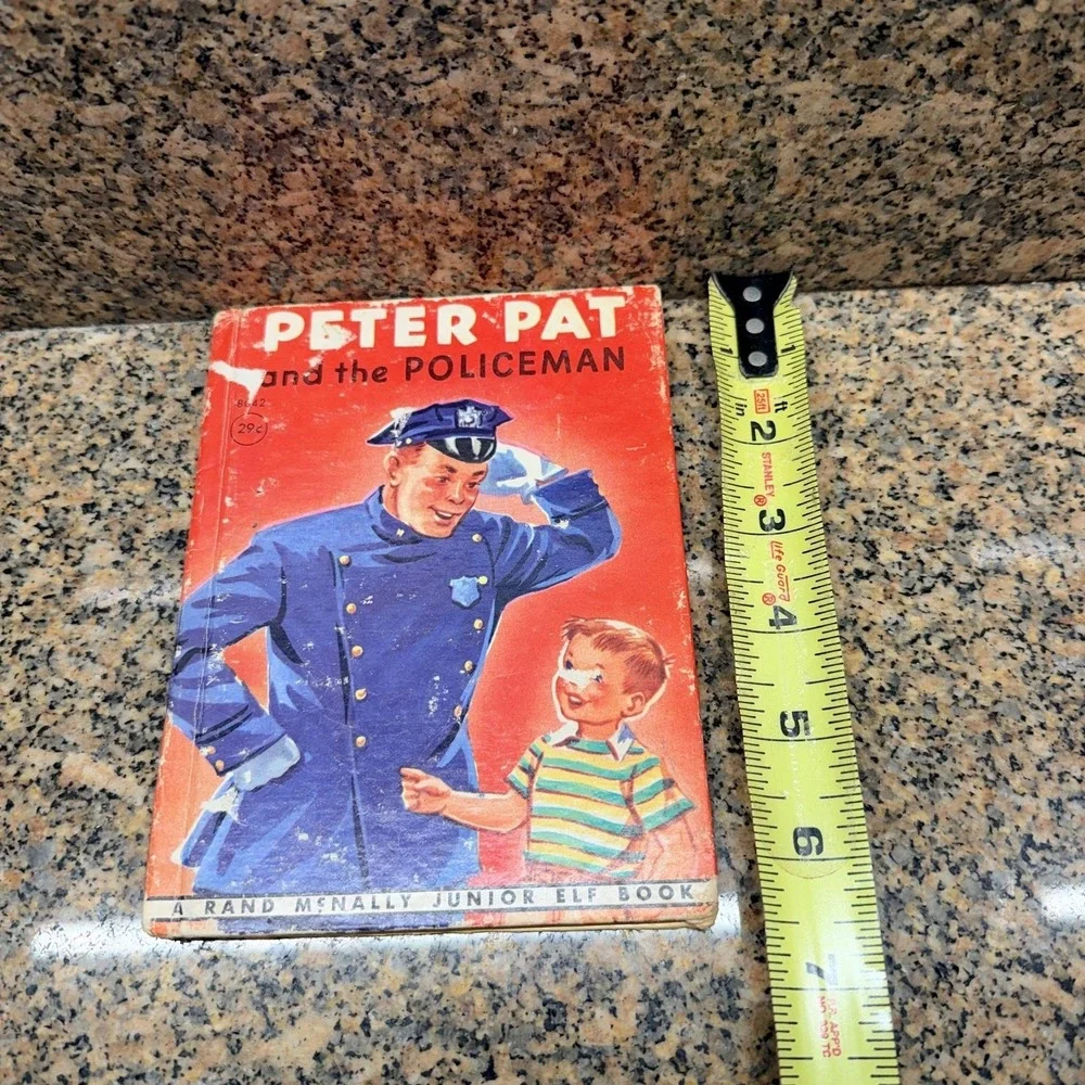 VTG‎ 1948 Peter Pat And The Policeman Stahlmann Rand McNally Hardcover Book